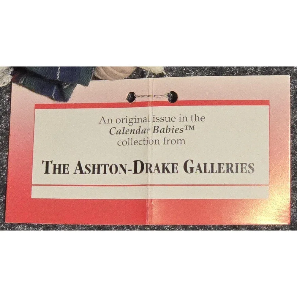 Ashton Drake September Schoolgirl VTG 1995 Calendar Babies Collection Doll